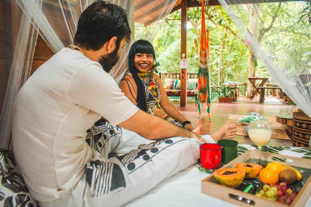 Casa Da Arvore, Sonho Na Amazonia, 2Min A Pe Da Praia 알테르 두 차오 외부 사진