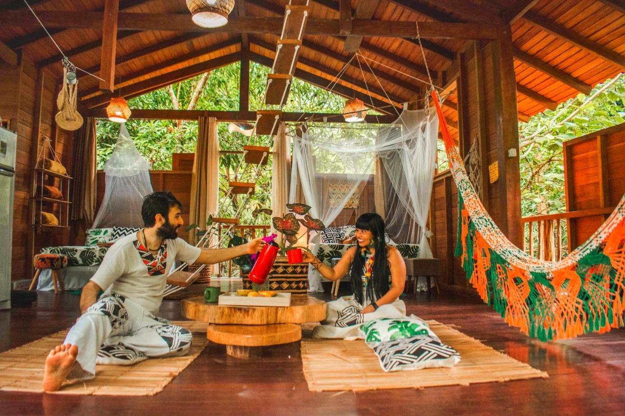Casa Da Arvore, Sonho Na Amazonia, 2Min A Pe Da Praia 알테르 두 차오 외부 사진
