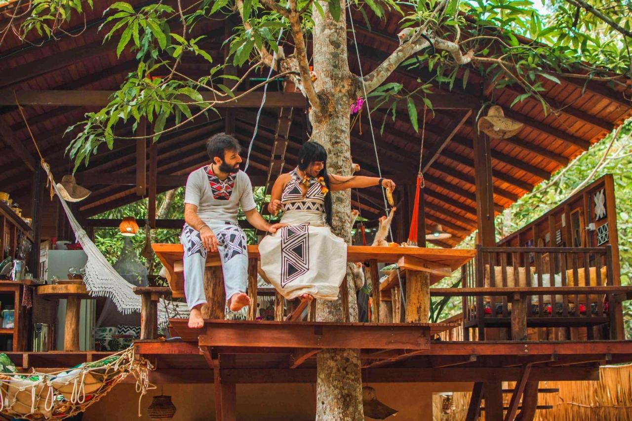 Casa Da Arvore, Sonho Na Amazonia, 2Min A Pe Da Praia 알테르 두 차오 외부 사진