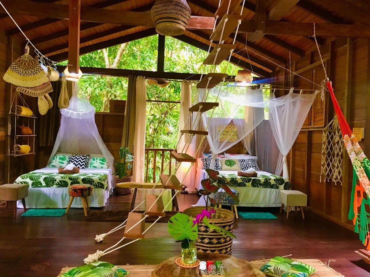 Casa Da Arvore, Sonho Na Amazonia, 2Min A Pe Da Praia 알테르 두 차오 외부 사진